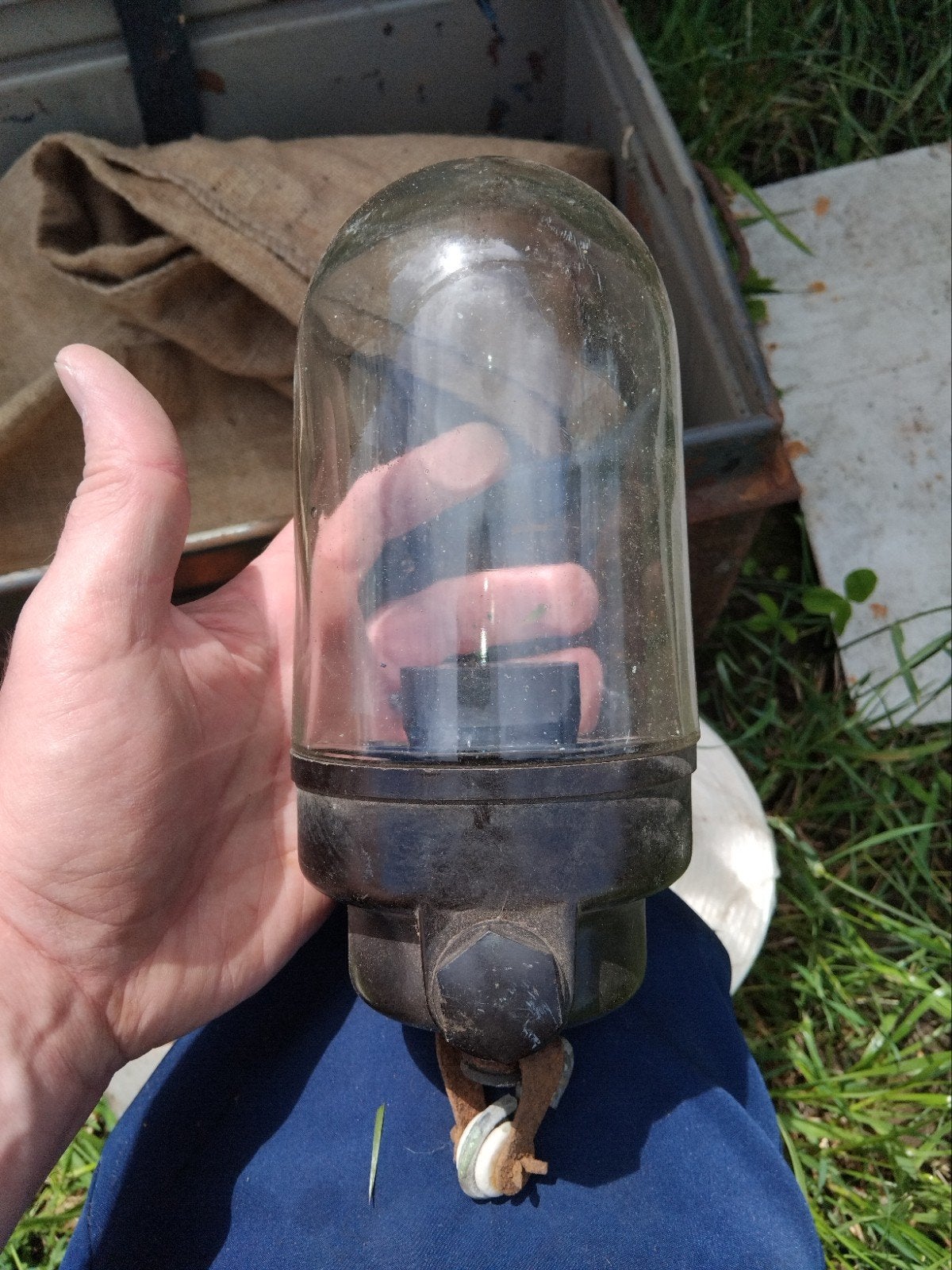 Lampe d'usine en bakélite vintage, Enlèvement ou Envoi