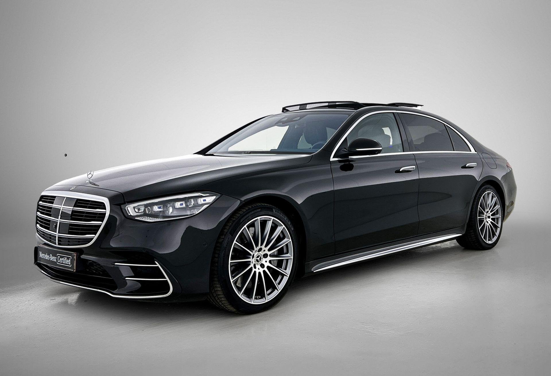 Mercedes-Benz S-Klasse 580 e Berline 4MATIC Lang AMG Line |, Auto's, Mercedes-Benz, Automaat, Stof, Gebruikt, Vierwielaandrijving