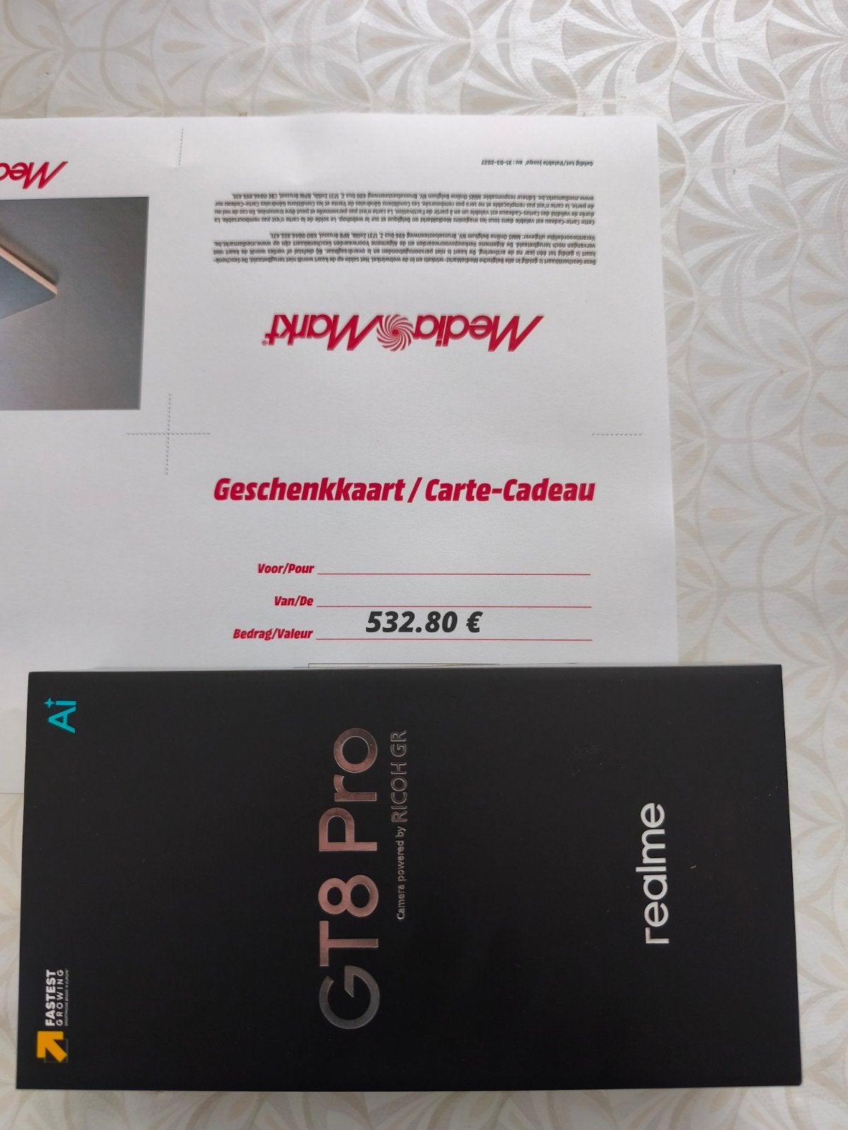 bon cadeau mediamarkt valeur 532 eur non nominatif !!!, Tickets & Billets, Bon cadeau