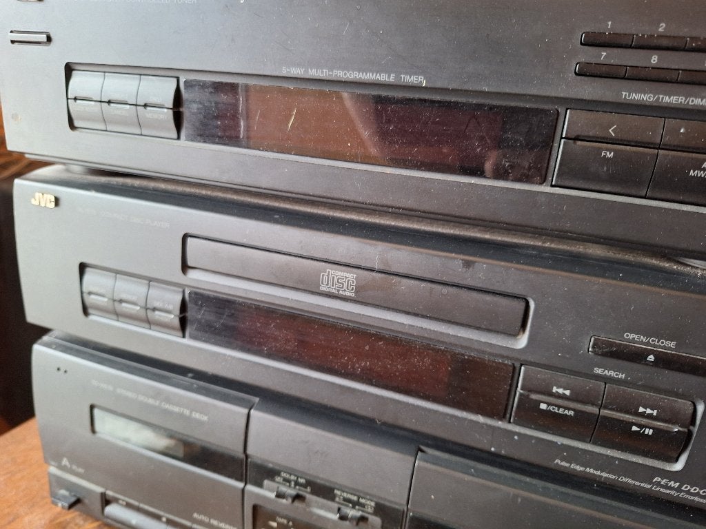 Tour stéréo JVC, TV, Hi-fi & Vidéo, Chaîne Hi-fi, Utilisé, Deck cassettes ou Lecteur-enregistreur de cassettes, Lecteur CD, Tuner ou Radio