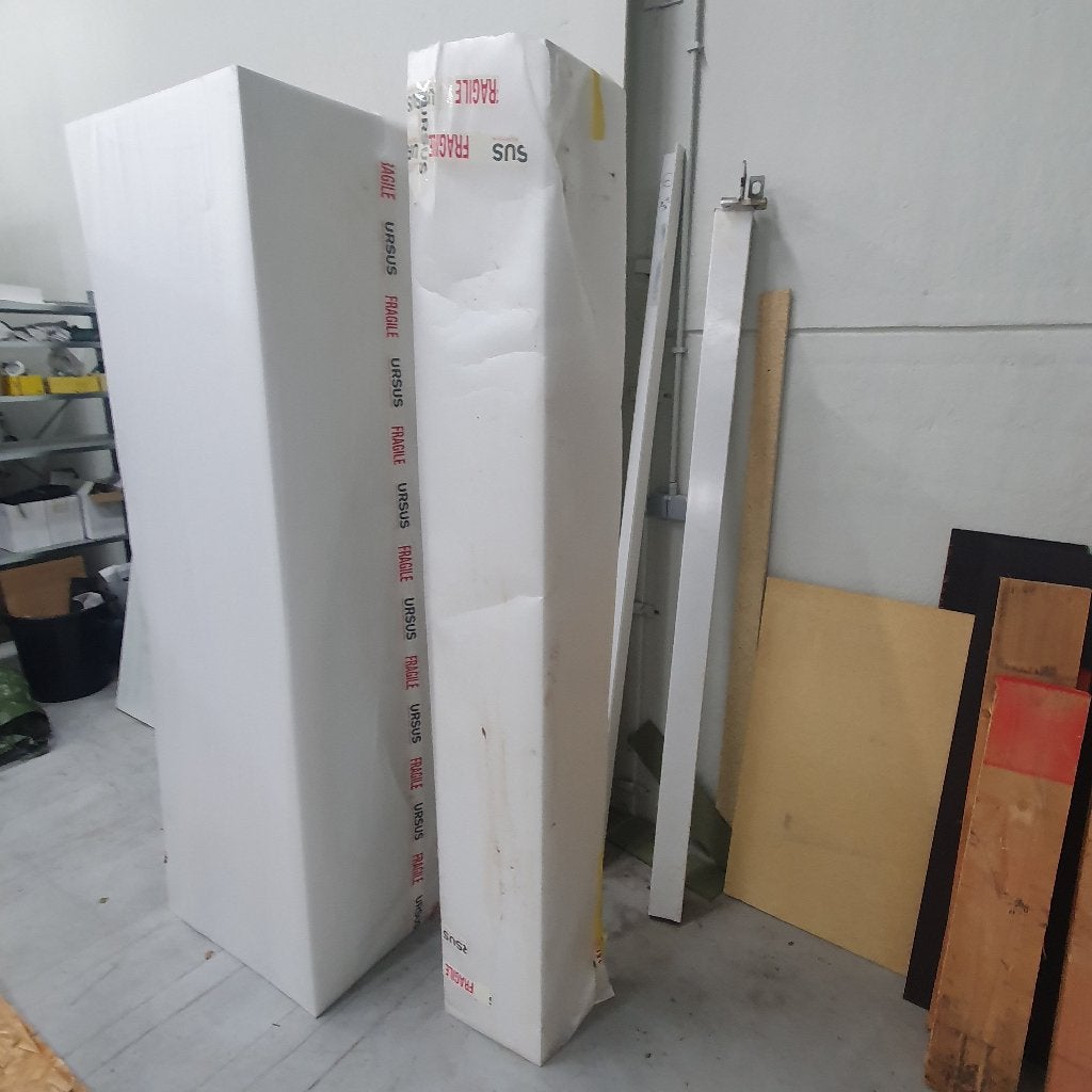 Aluminium plaat voor gevelafwerking, Doe-het-zelf en Bouw, Platen en Panelen, Ophalen, Gebruikt, Overige materialen