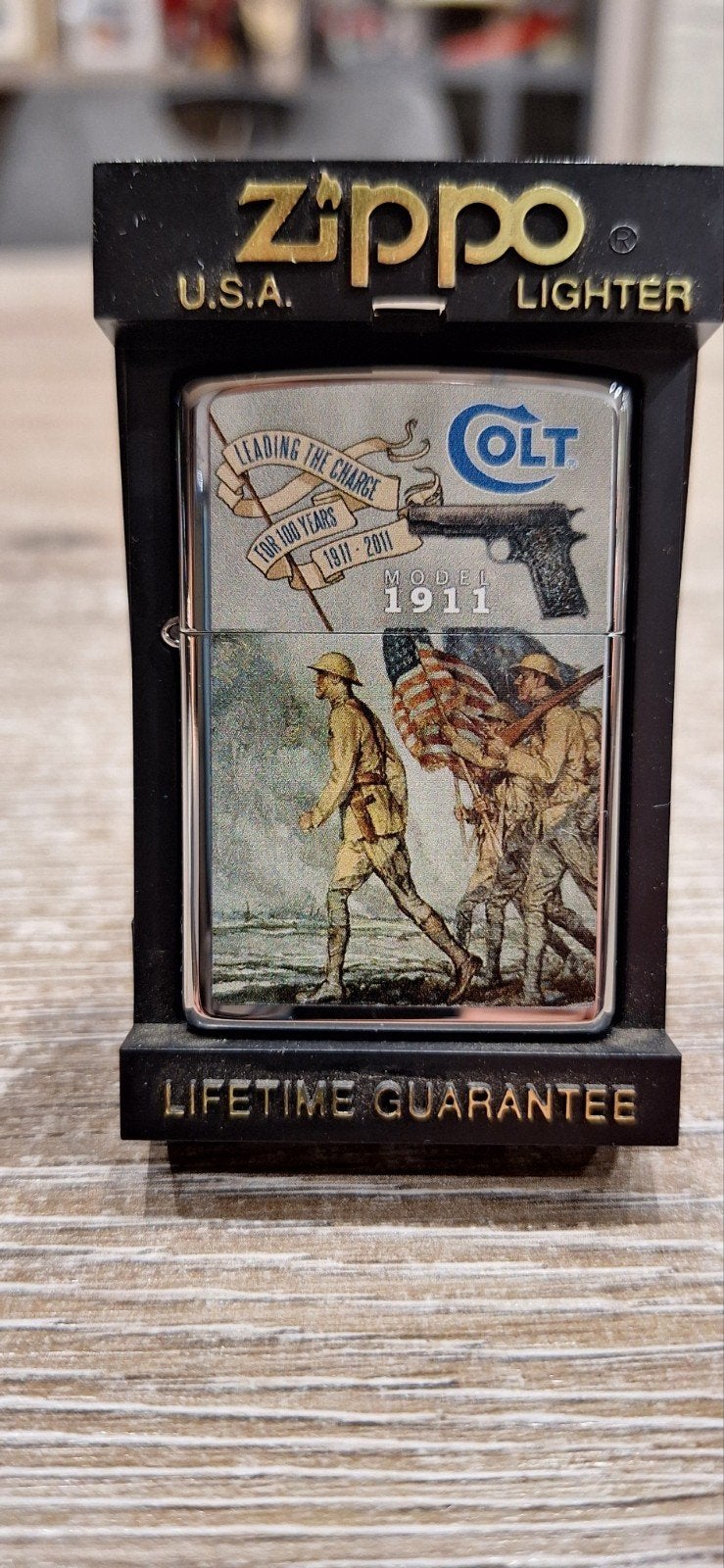 ZIPPO Colt 1911 - Aansteker, Collections, Articles de fumeurs, Briquets & Boîtes d'allumettes, Enlèvement ou Envoi, Comme neuf