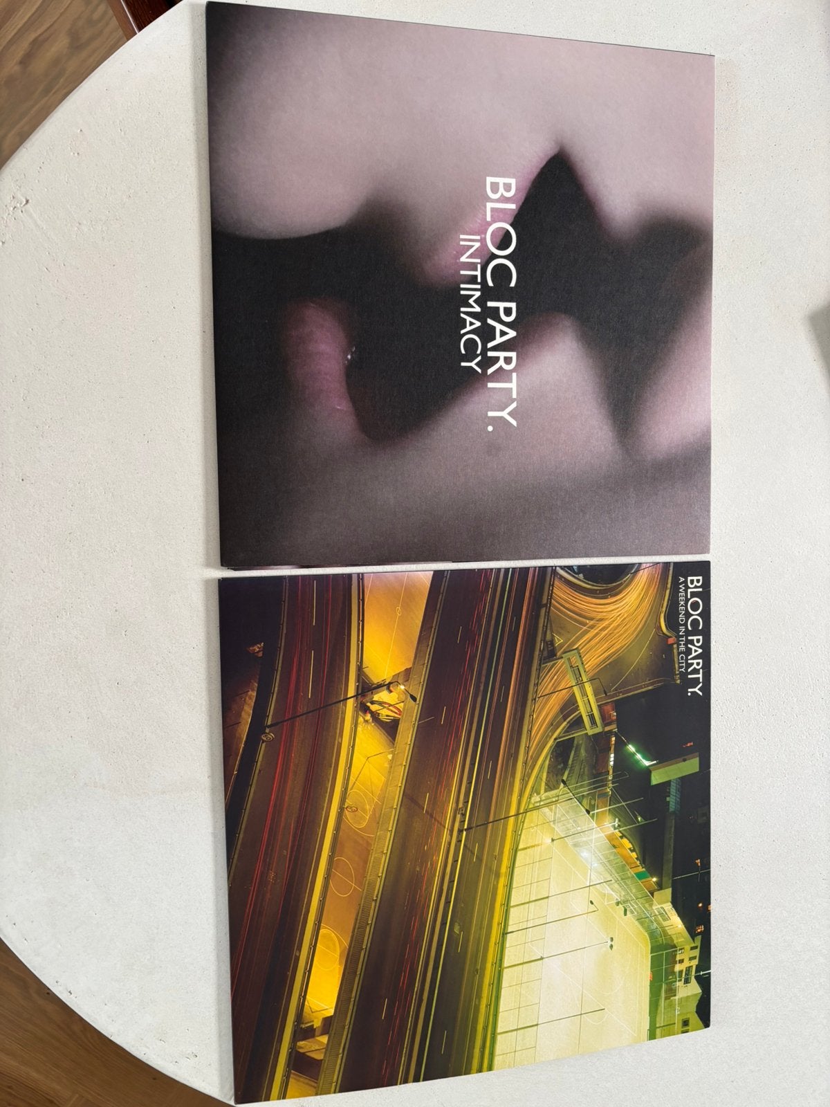 Lp’s bloc party - weekend in the city + intimacy 2007, 2008, Cd's en Dvd's, Ophalen of Verzenden, Zo goed als nieuw, LP