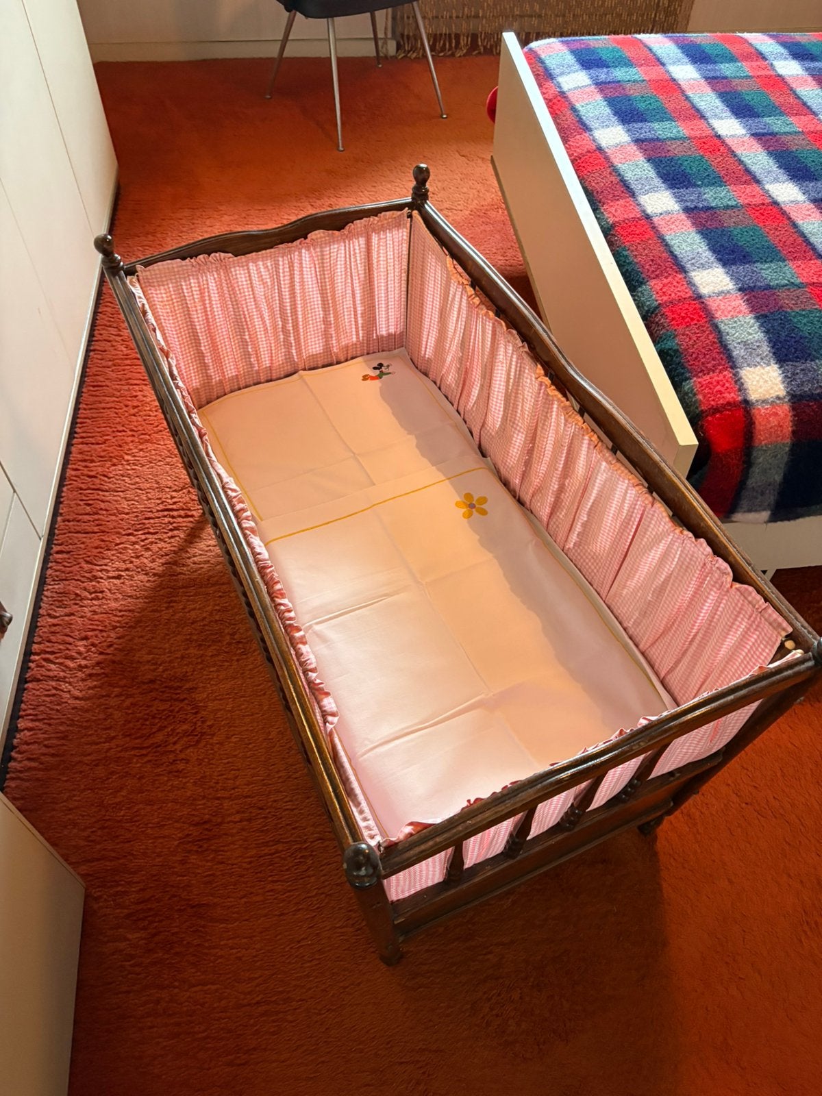 Vintage bedje, Kinderen en Baby's, Ophalen, Gebruikt