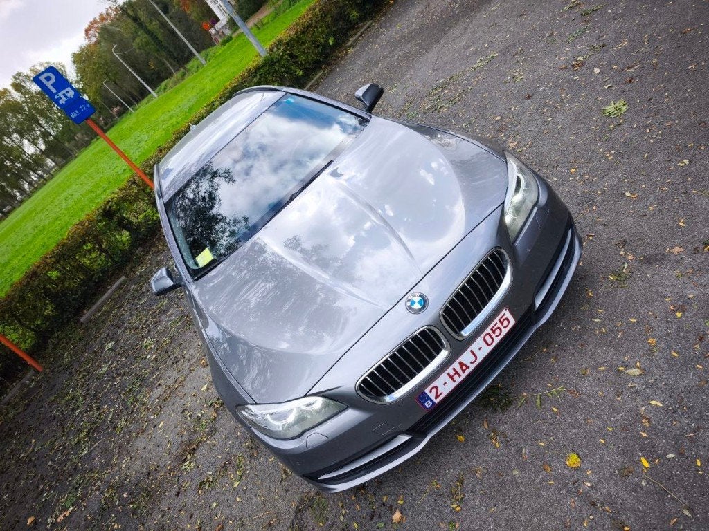 BMW 518d Touring 2015, Autos, Boîte manuelle, Noir, 5 portes, Particulier