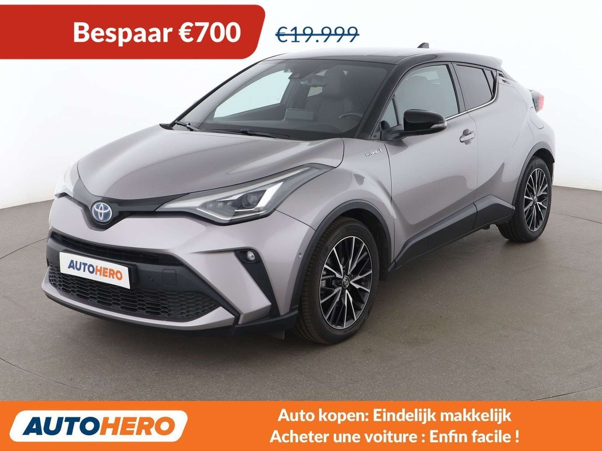 Toyota C-HR 2.0 Hybrid Business Edition (automatique), Argent ou Gris, Achat, Noir, 5 portes