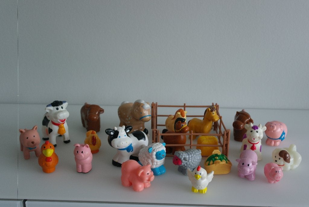 setje met dieren, Verzamelen, Poppetjes en Figuurtjes, Ophalen of Verzenden, Gebruikt
