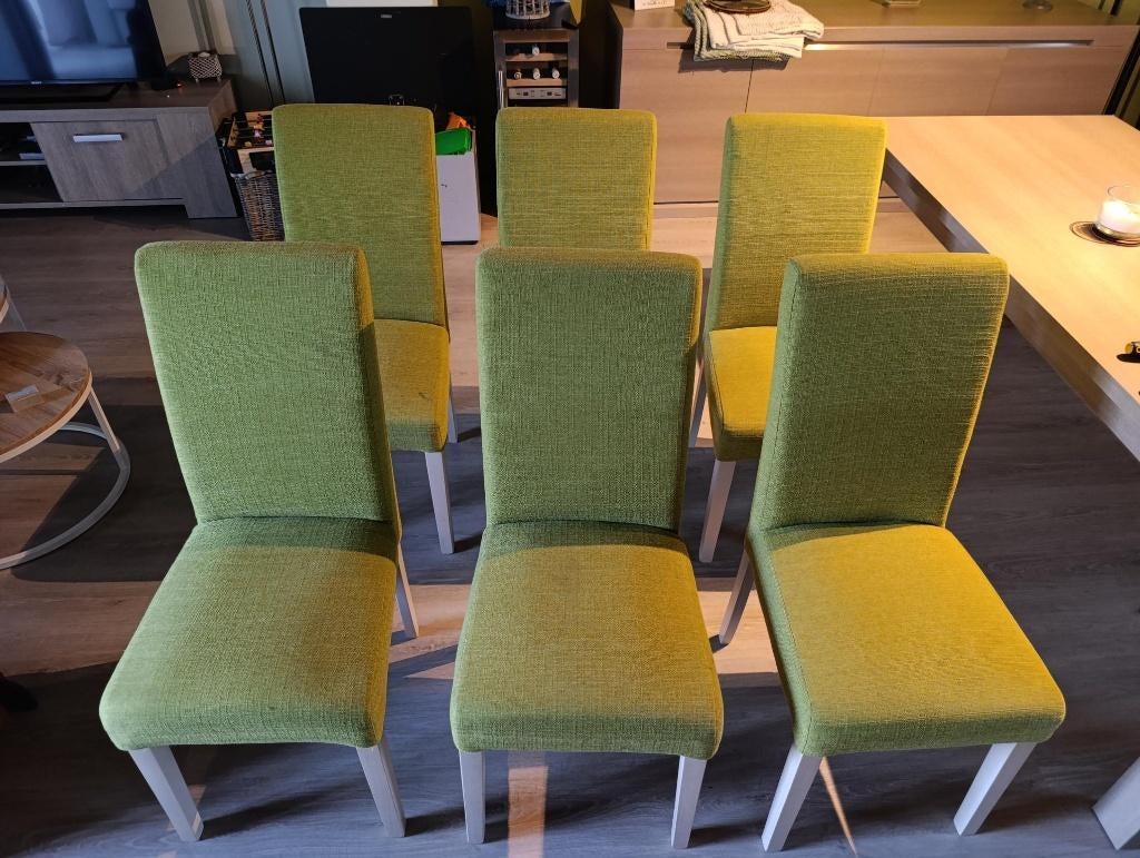 Lot de 6 chaises, Contemportain, Autres couleurs, Enlèvement, Tissus