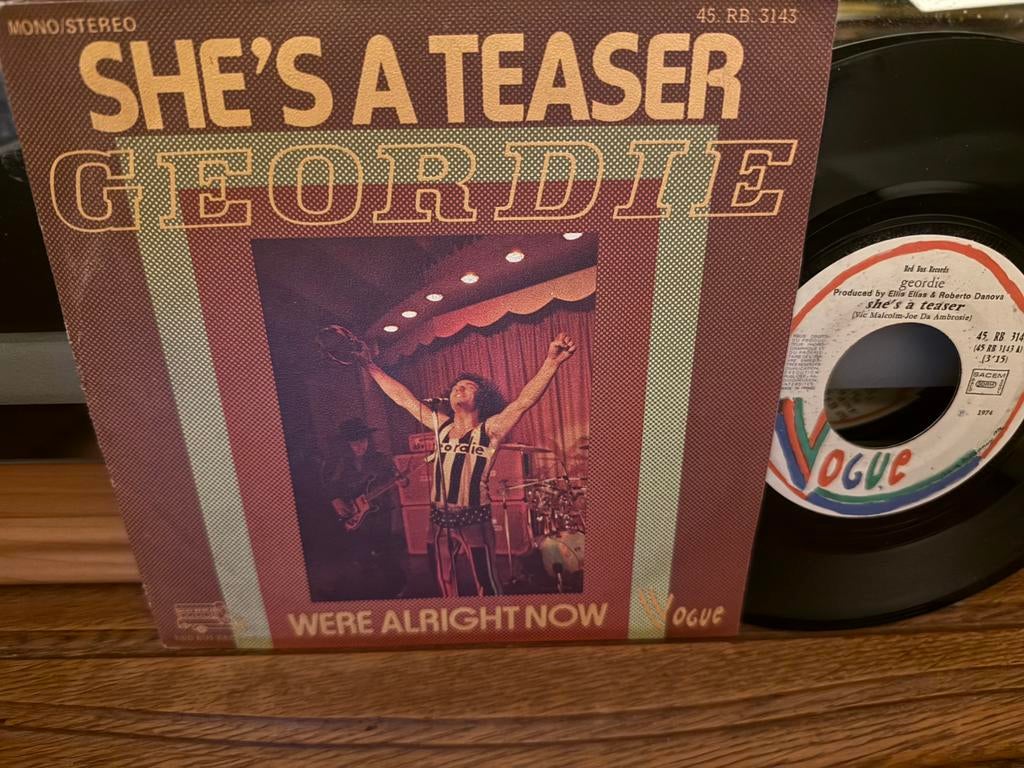 She’s A Teaser - Were Alright Now, 7 inch, Single, Ophalen of Verzenden, Zo goed als nieuw