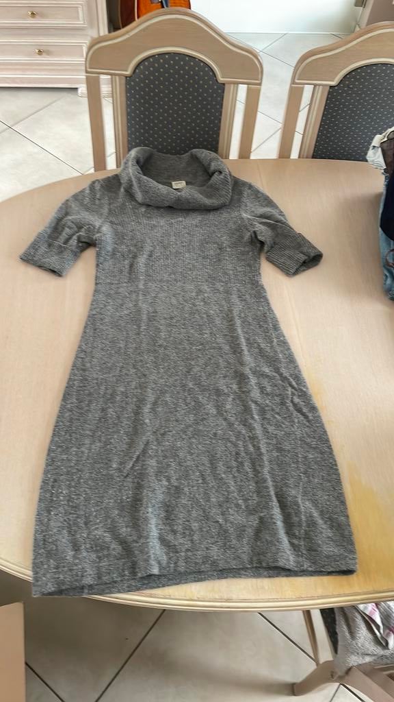 Robe en laine, Enlèvement ou Envoi, Comme neuf, Taille 38/40 (M), Gris