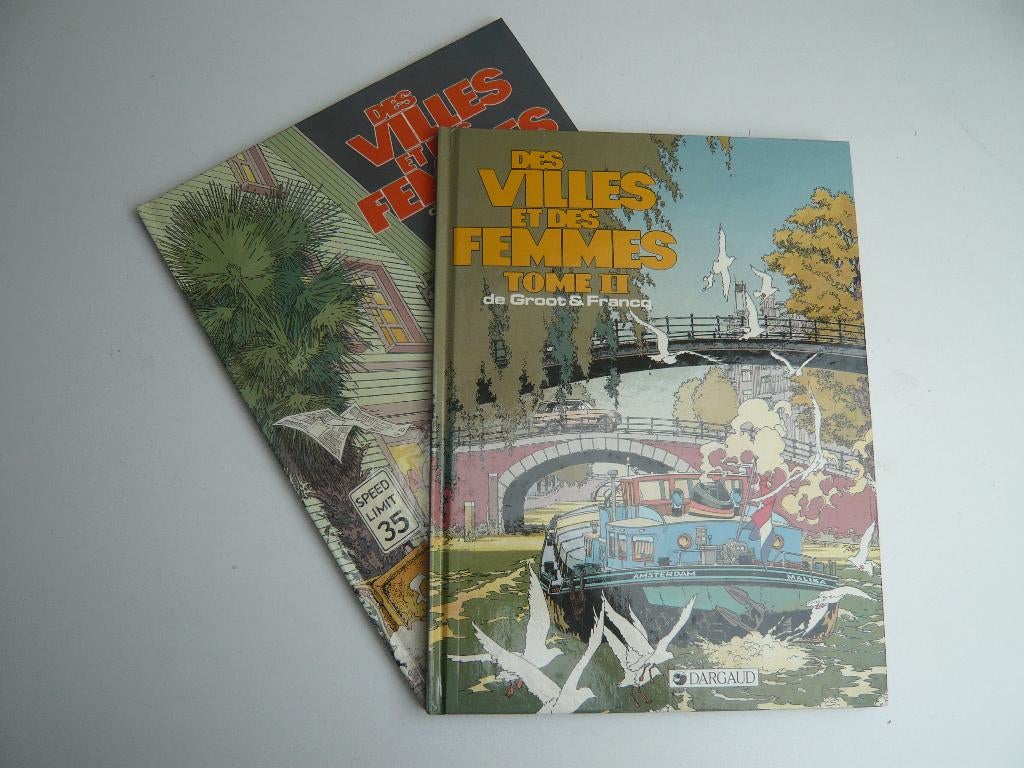 Bd DES VILLES ET DES FEMMES 1 et 2 (EO état neuf) de FRANCQ, Livres, BD, Enlèvement ou Envoi, Série complète ou Série, Comme neuf