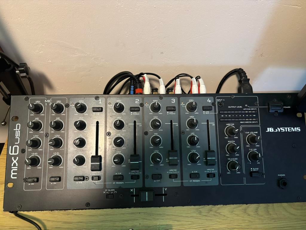 Jb systems mix 6 usb, Muziek en Instrumenten, Dj-sets en Draaitafels, Ophalen, Zo goed als nieuw