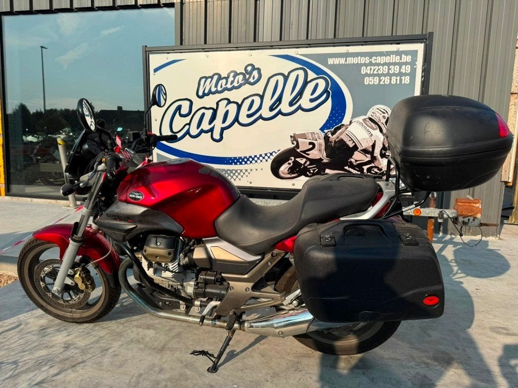 Moto Guzzi	Breva 750, Motoren, 750 cc, Bedrijf, Meer dan 35 kW