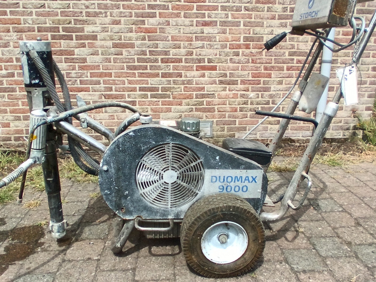 airless duomax 9000 van storch, Doe-het-zelf en Bouw, Ophalen, Gebruikt, Verfspuit of Verfpomp