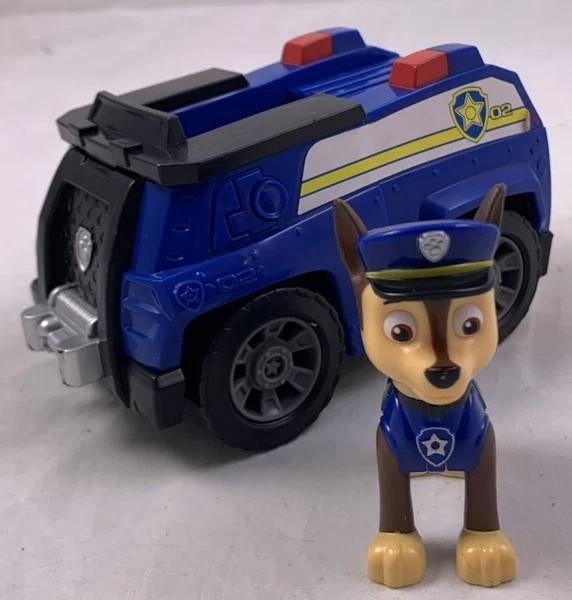 Voiture de police PAW Patrol Chase avec figurine Spin Master, Collections, Jouets miniatures, Comme neuf, Envoi