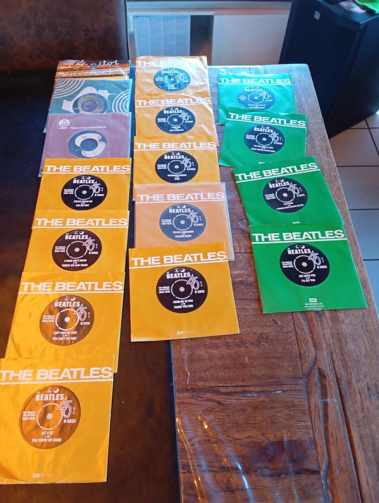 Singels, Cd's en Dvd's, Vinyl Singles, Gebruikt, Beschermende buitenhoes, Fotohoes, Originele persing, Single, Rock en Metal, 7 inch