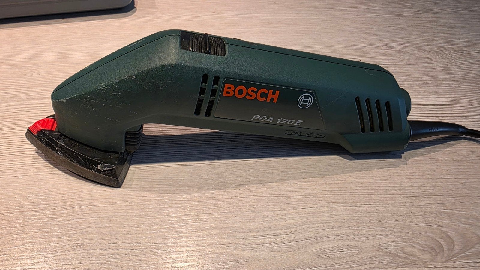 Bosch schuurmachine PDA 120 E, Bricolage & Construction, Outillage | Ponceuses, Enlèvement, Utilisé, Ponceuse orbitale