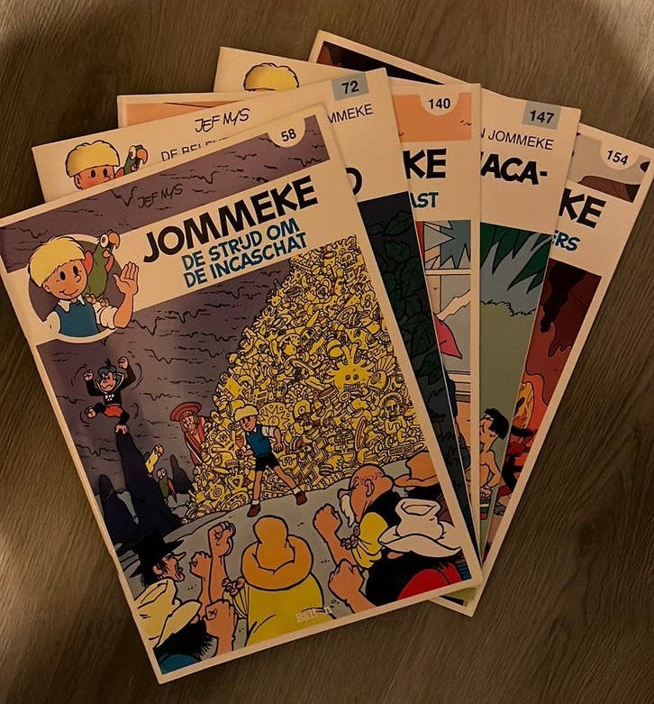 Jommeke (kleur - geniet) vanaf 2€, Boeken, Ophalen, Zo goed als nieuw