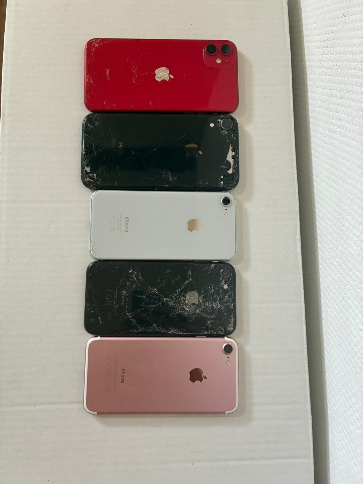Set van 5 iPhone voor onderdelen/reparatie, Ophalen, Gebruikt