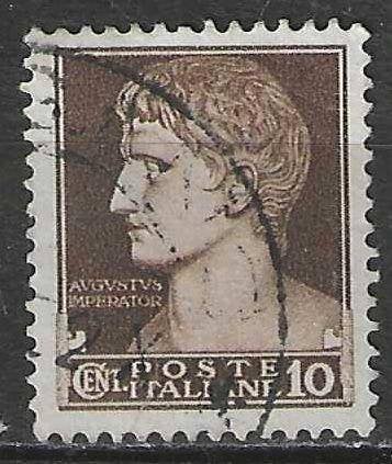 Italie 1929/1930 - Yvert 226 - Keizer Augustus - 10 c. (ST), Postzegels en Munten, Postzegels | Europa | Italië, Verzenden, Gestempeld