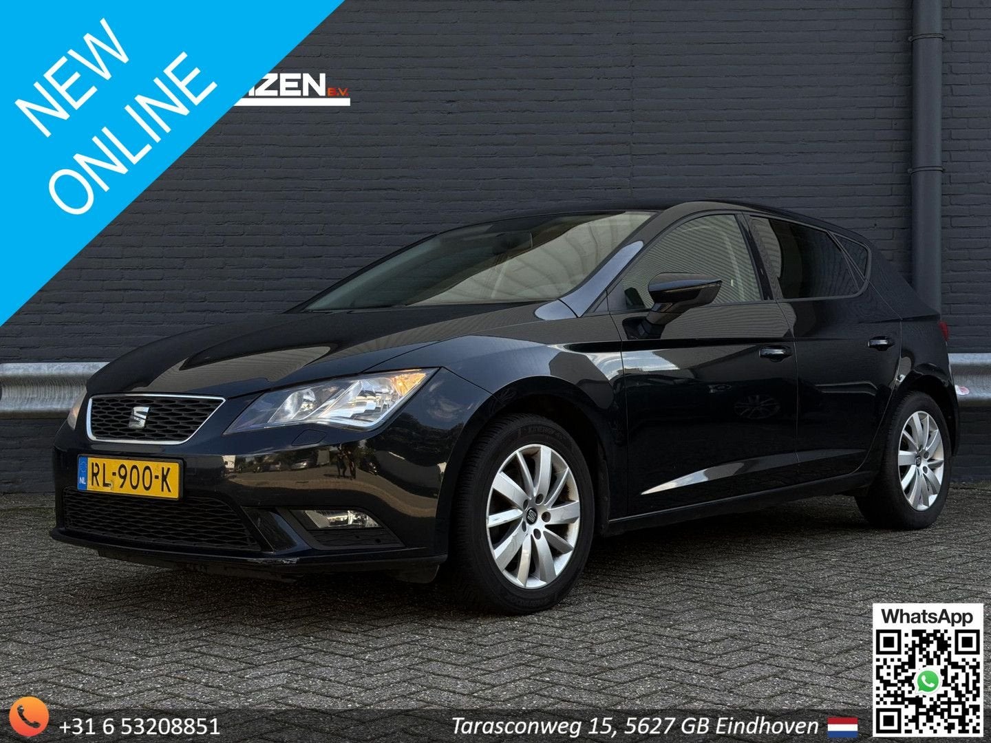 Seat Leon 1.2 TSI Reference, Auto's, Zwart, Leon, Zwart, Bedrijf