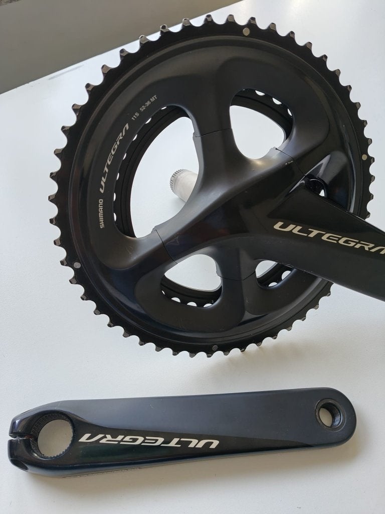 Shimano Ultegra R8000 Crankstel 11S 52-36, Fietsen en Brommers, Fietsonderdelen, Crankstel of Pedalen, Gebruikt, Shimano Ultegra