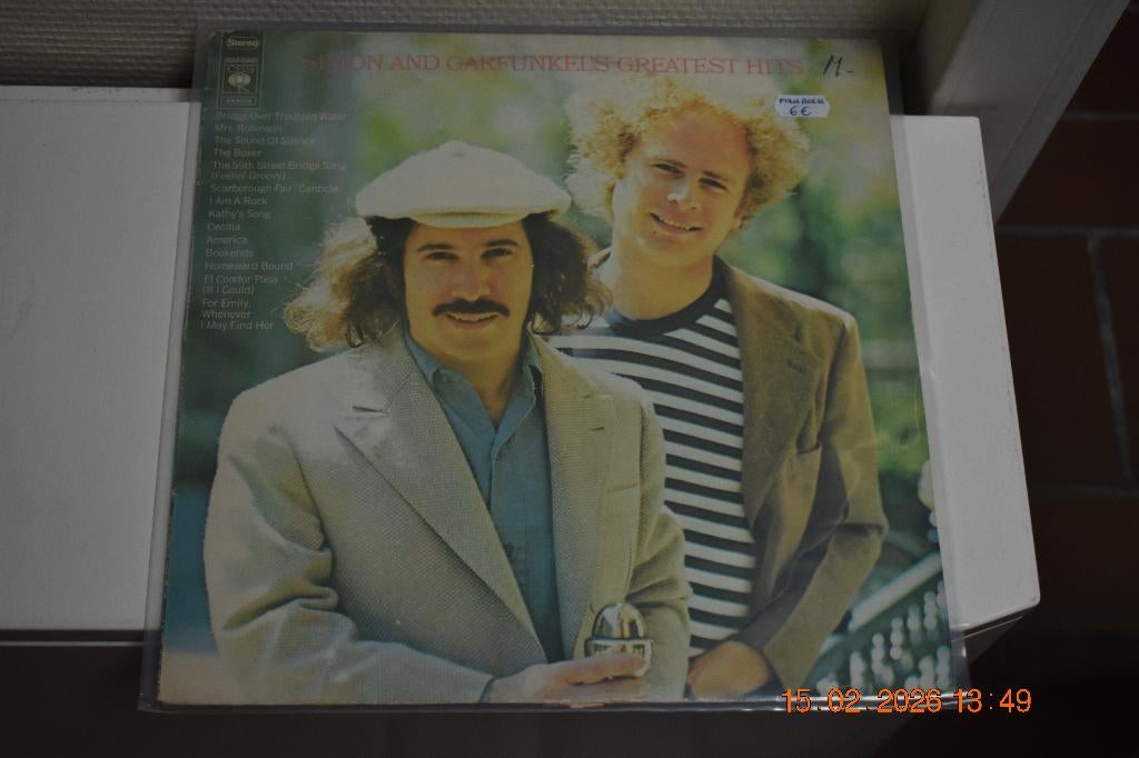 LP : Simon and Garfunkel Greatest Hits (Folk/Rock), Beschermende buitenhoes, Ophalen of Verzenden, Gebruikt