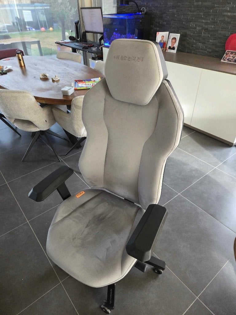 Quersus ICOS.2.2 – Edition 2024 – PFV bekleding, Maison & Meubles, Chaises de bureau, Gris, Comme neuf, Enlèvement, Ergonomique