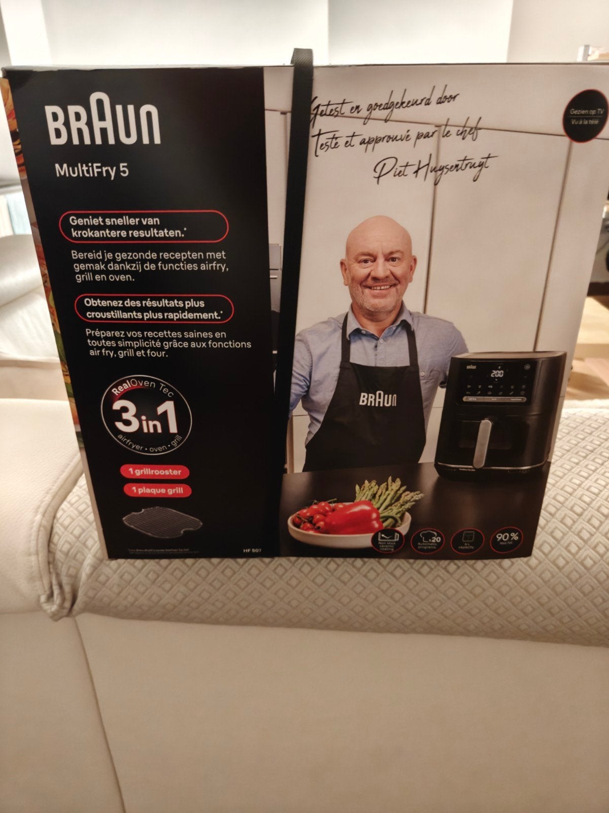 Airfryer Braun Multifry 5 NEUF, Elektronische apparatuur, Airfryers, Ophalen, Nieuw, Airfryer XXL, 1500 gram of meer