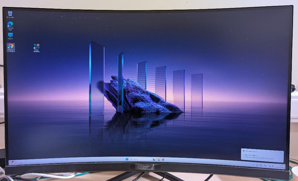 Msi curved gaming monitor, Gebruikt, VA, MSI gaming, HDMI