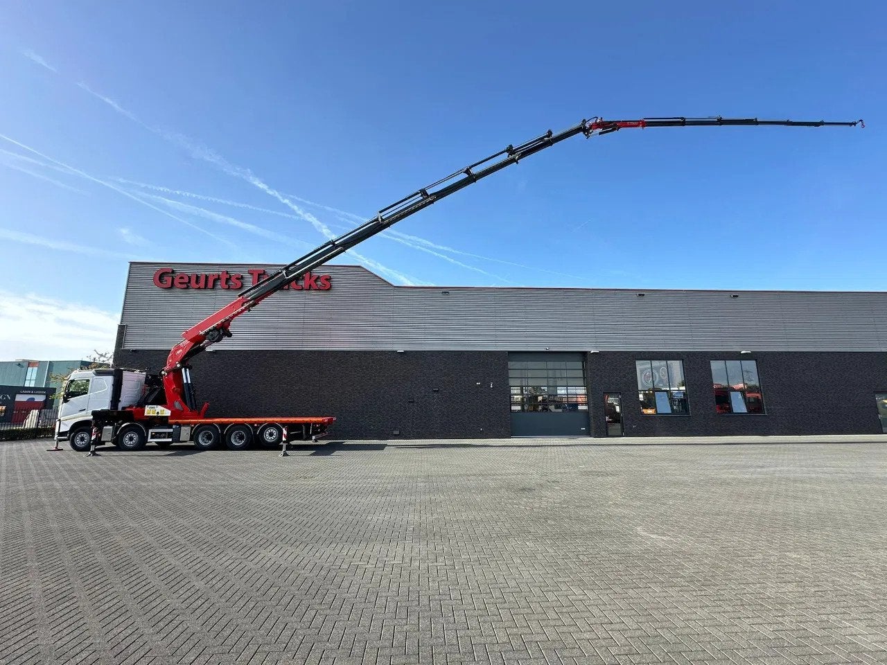 Volvo FH 540 10X4 + FASSI F1650RAL.2.28 + JIB L616L KRAAN/KR, Auto's, Vrachtwagens, Automaat, Euro 6, 397 kW, Wit