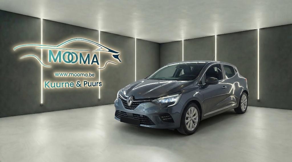 Renault clio, Auto's, Renault, Euro 6, Blauw, Leder en Stof, 5 zetels