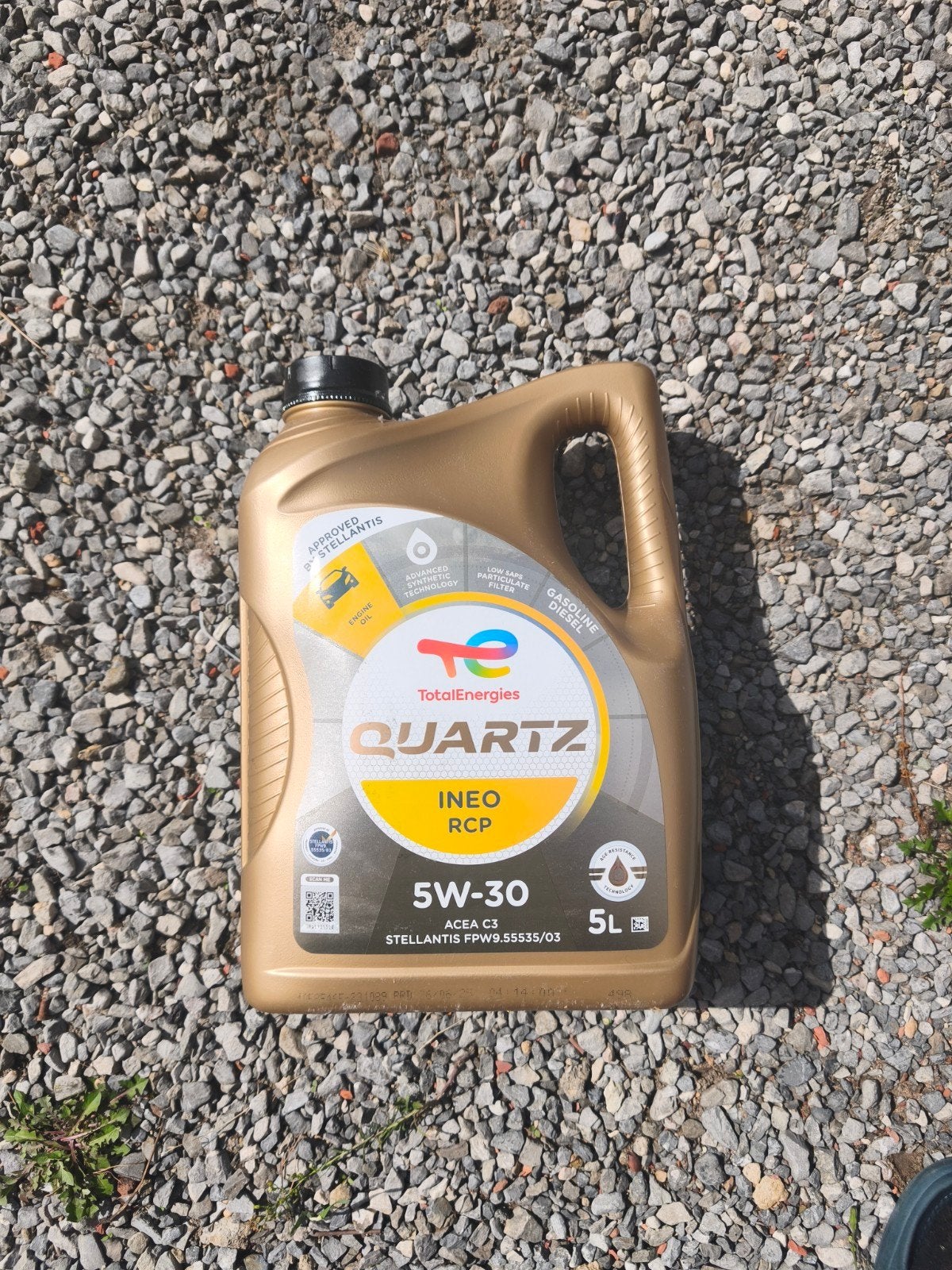 Huile moteur 5W30 PSA, Enlèvement ou Envoi