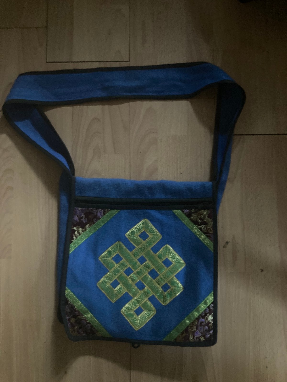 Schoudertas Indisch, Ophalen, Nieuw, Blauw, Schoudertas