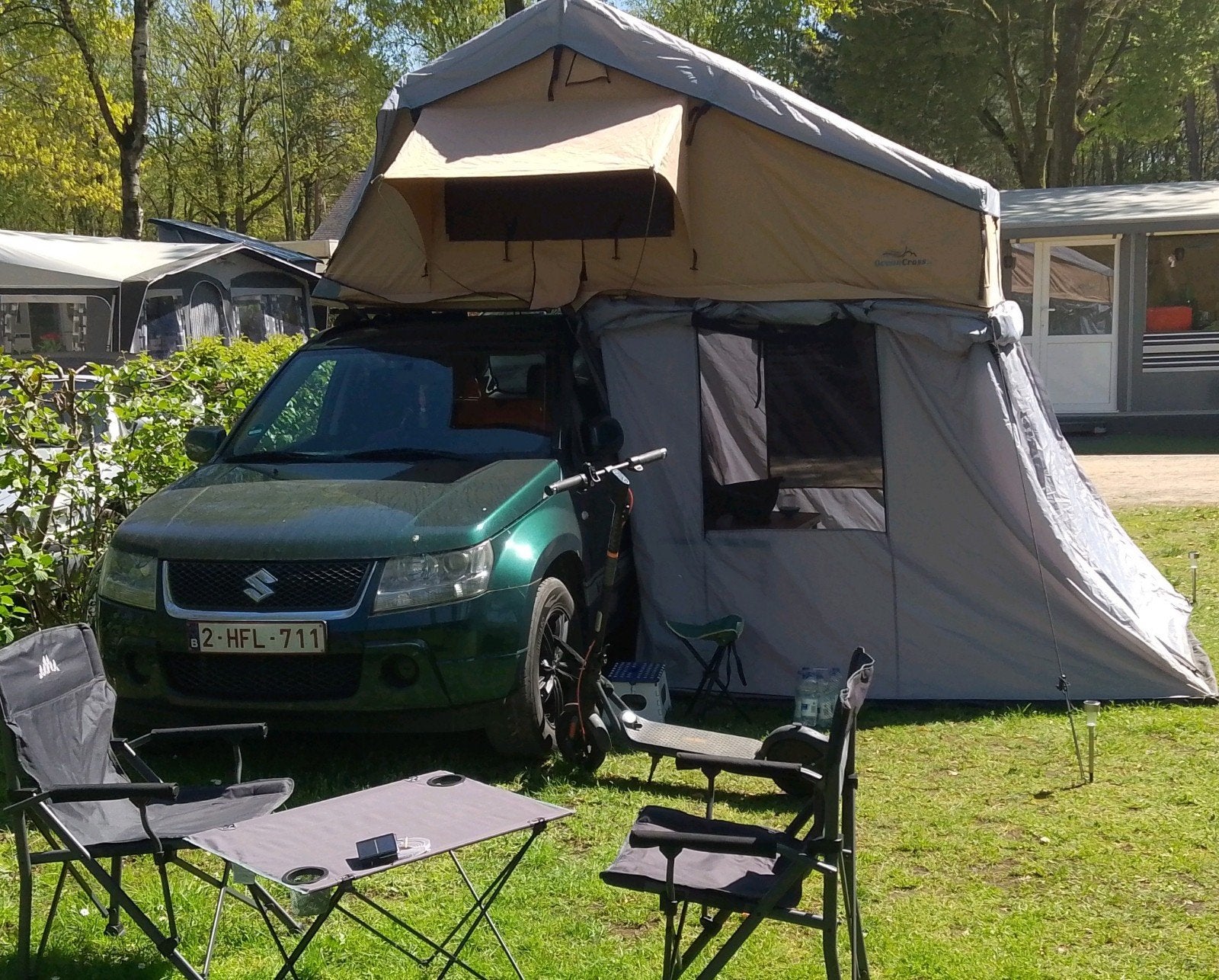 Daktent OceanCross Gobi + ondertent, Caravans en Kamperen, Ophalen