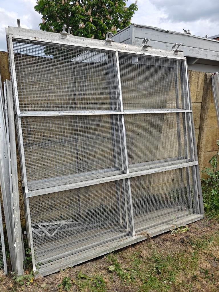 Volière panelen, Ophalen, Gebruikt, Aluminium, Volière