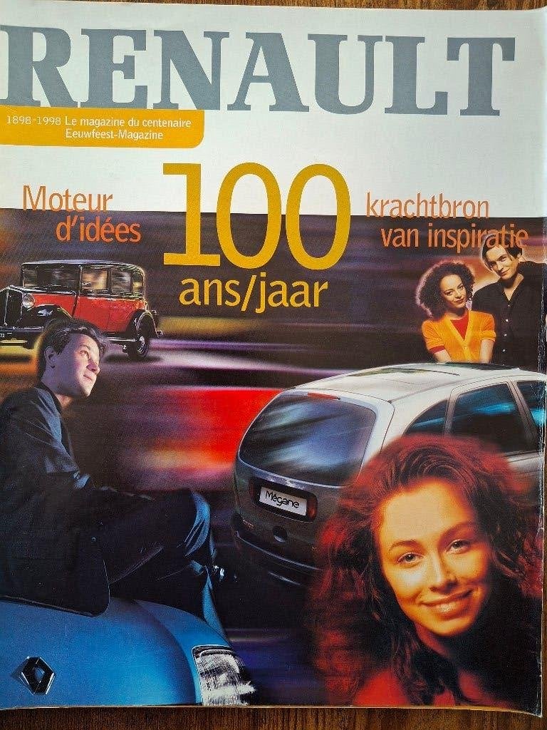 RENAULT 100 ANS /JAAR  1898-1998   nederlands / frans, Ophalen of Verzenden, Zo goed als nieuw, Renault