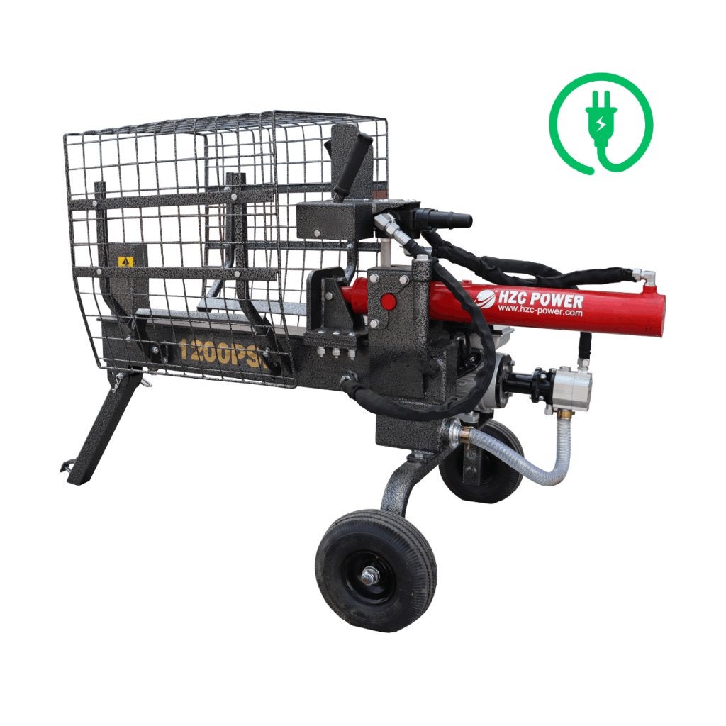 Elektrische Houtkloofmachine HS12288E 12 Ton  702 euro ex, Tuin en Terras, Liggend, Nieuw, Elektrisch, Hzc