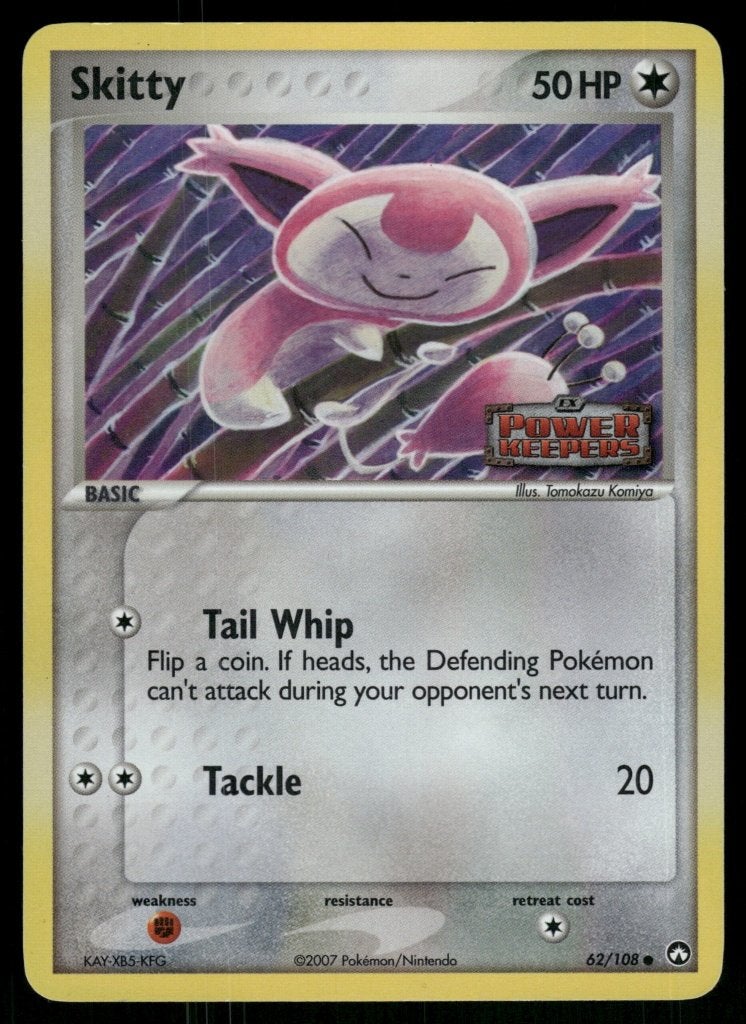 Skitty 62/108 - Power Keepers (Reverse Holo), Verzenden, Gebruikt