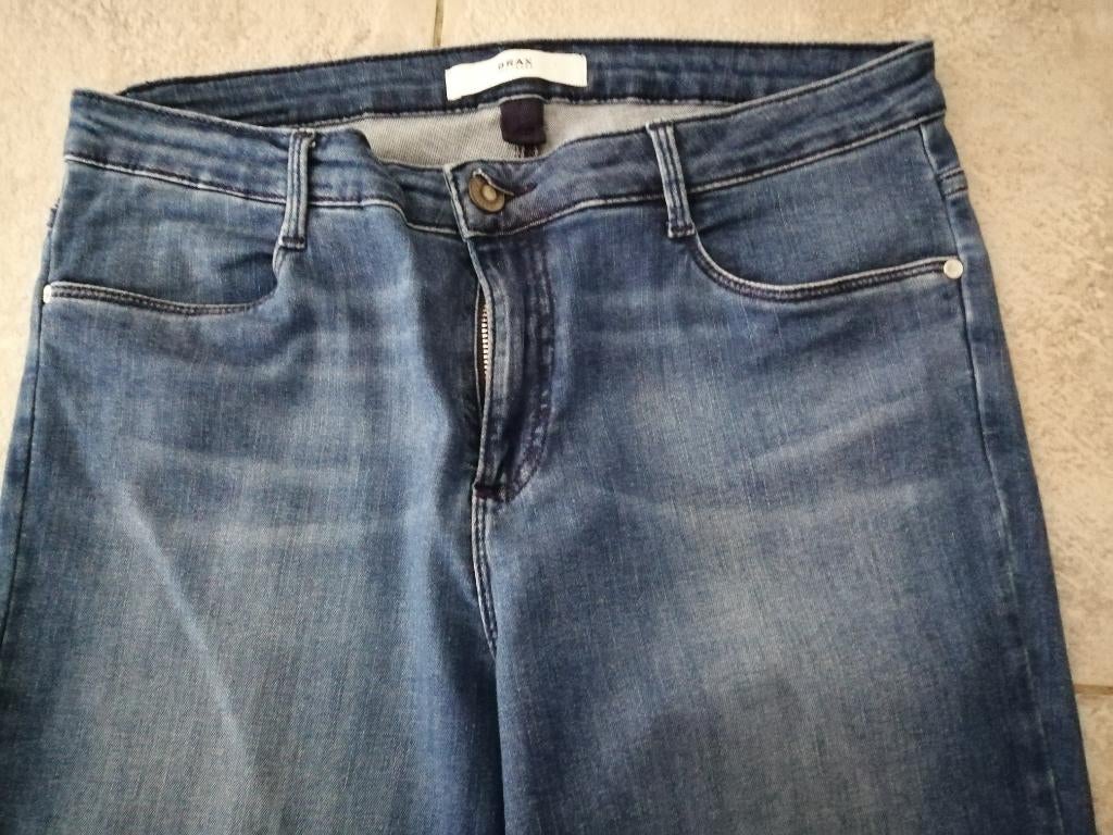 Zomerjeansbroek Brax, Enlèvement ou Envoi, Brax, Comme neuf, W30 - W32 (confection 38/40)