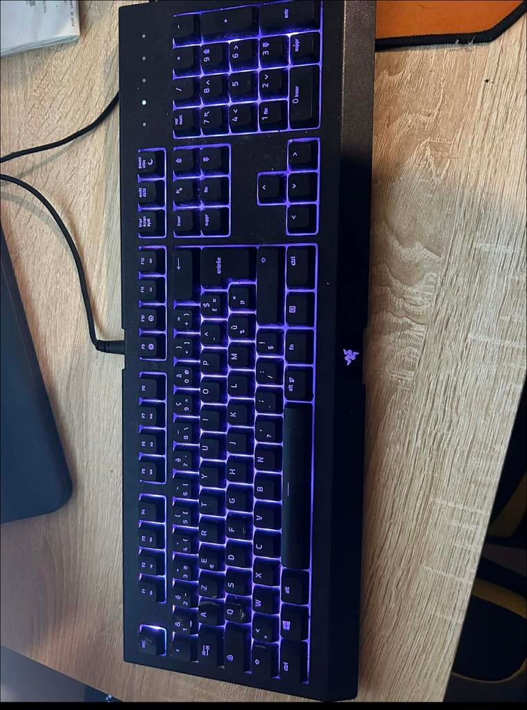 Clavier gaming, Clavier gamer, Enlèvement ou Envoi, Azerty, Comme neuf