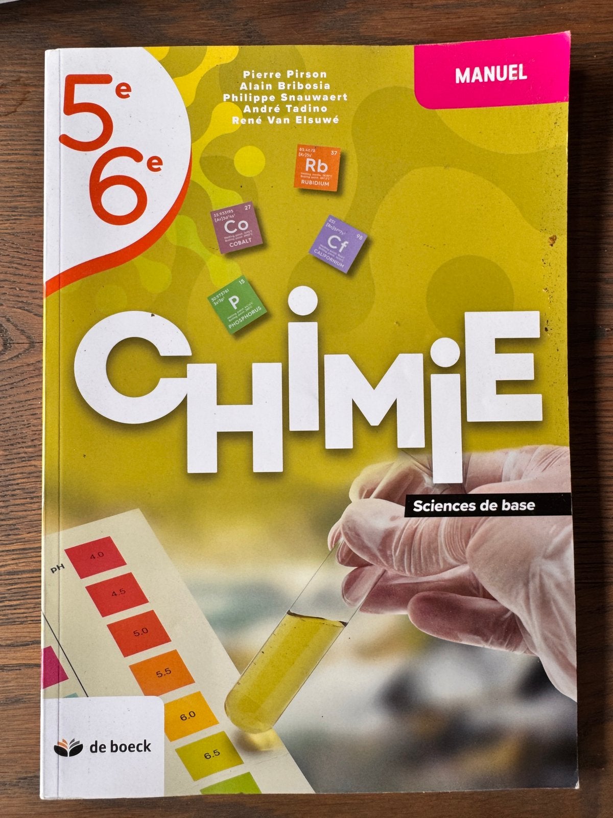 Chimie 5-6eme, Enlèvement ou Envoi, Comme neuf, Physique