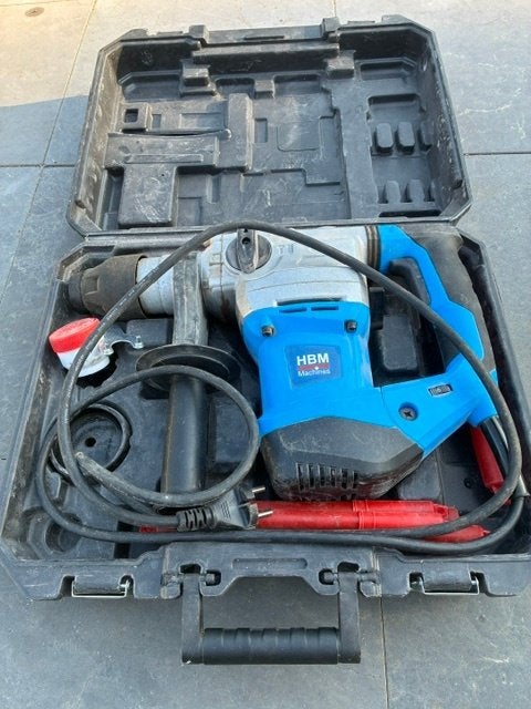 Boorhamer/Breekhamer HBM + toebehoren, Doe-het-zelf en Bouw, Gereedschap | Boormachines, Ophalen, Boor- en/of Breekhamer