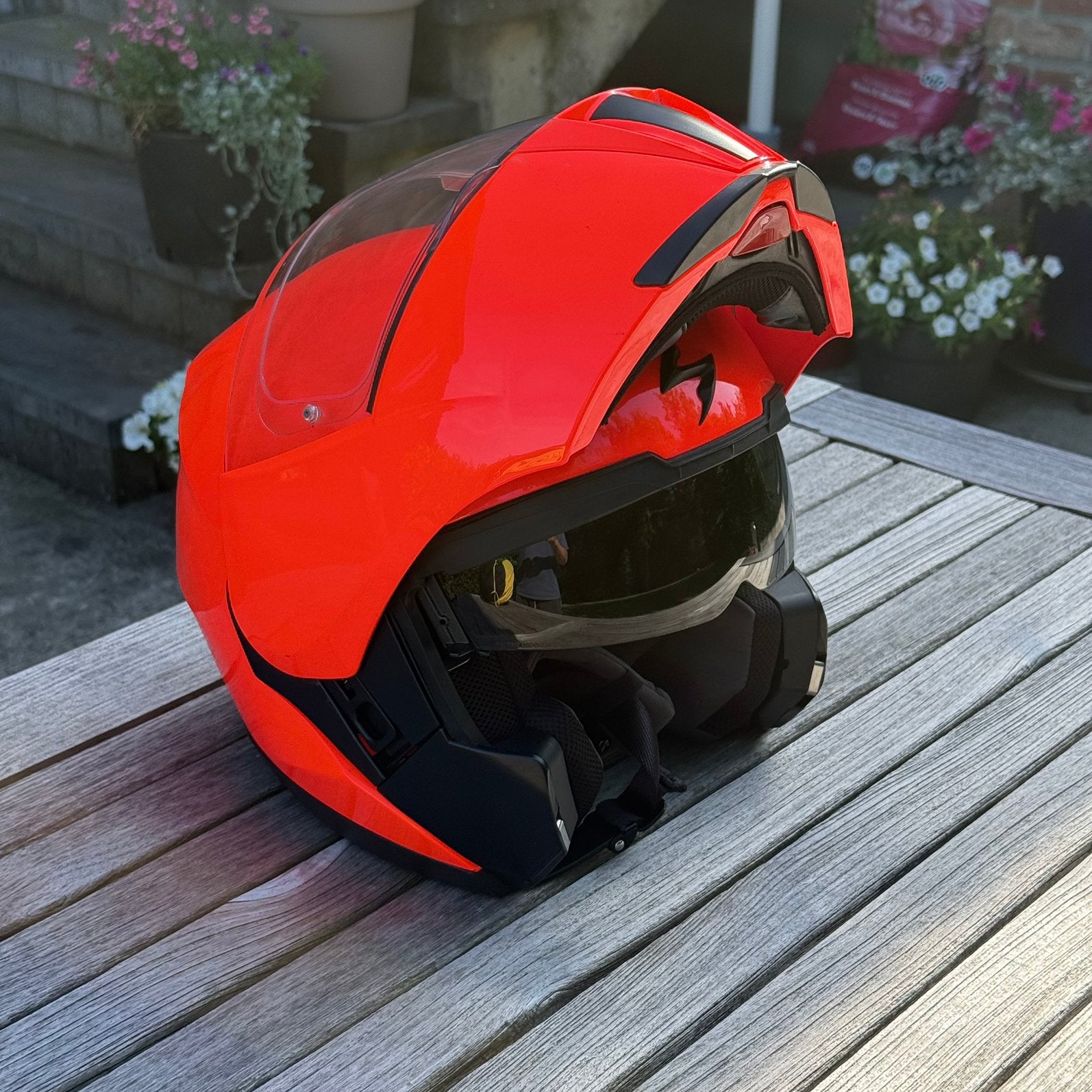 Casque moto midulable Scorpion Exo 910 air XL/62 cm, Enlèvement, XL