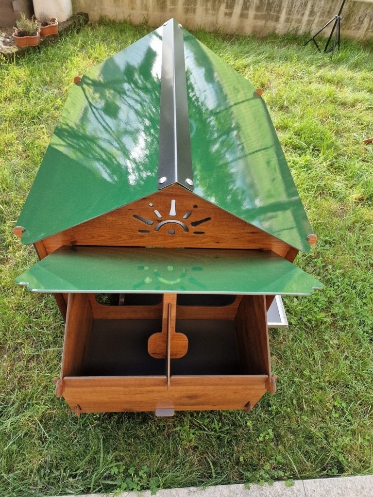 Trespa kippenhok: Cucciolotta Classic 2 XL, Animaux & Accessoires, Enlèvement ou Envoi, Neuf, Poulailler