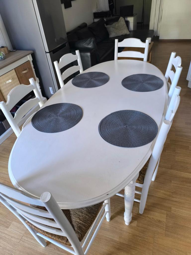 Tafel met stoelen en dressoir, Maison & Meubles, Salles à manger complètes, Enlèvement ou Envoi