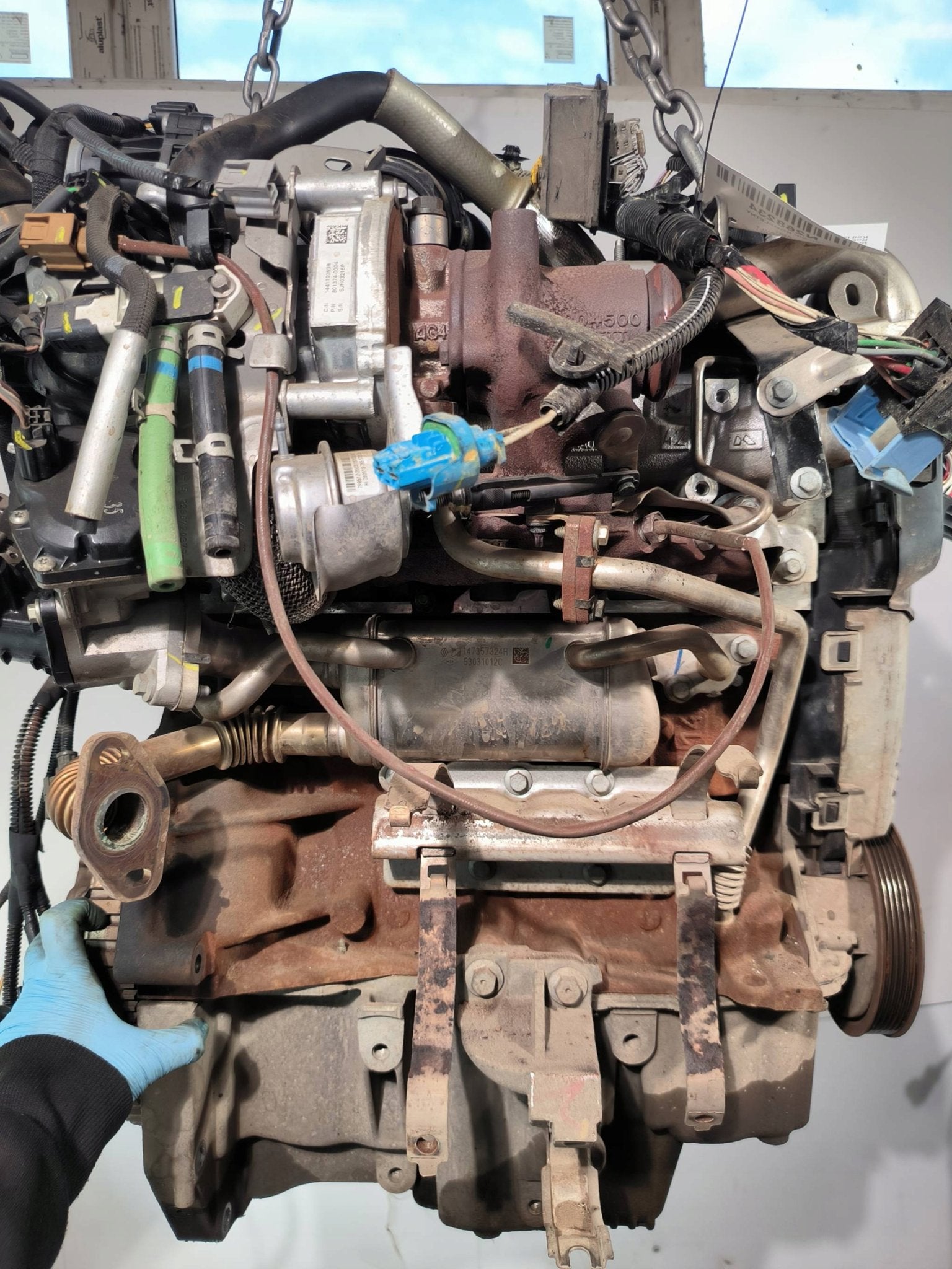 Moteur K9K628 Complet CAPTUR RENAULT, Envoi, Utilisé, Skoda