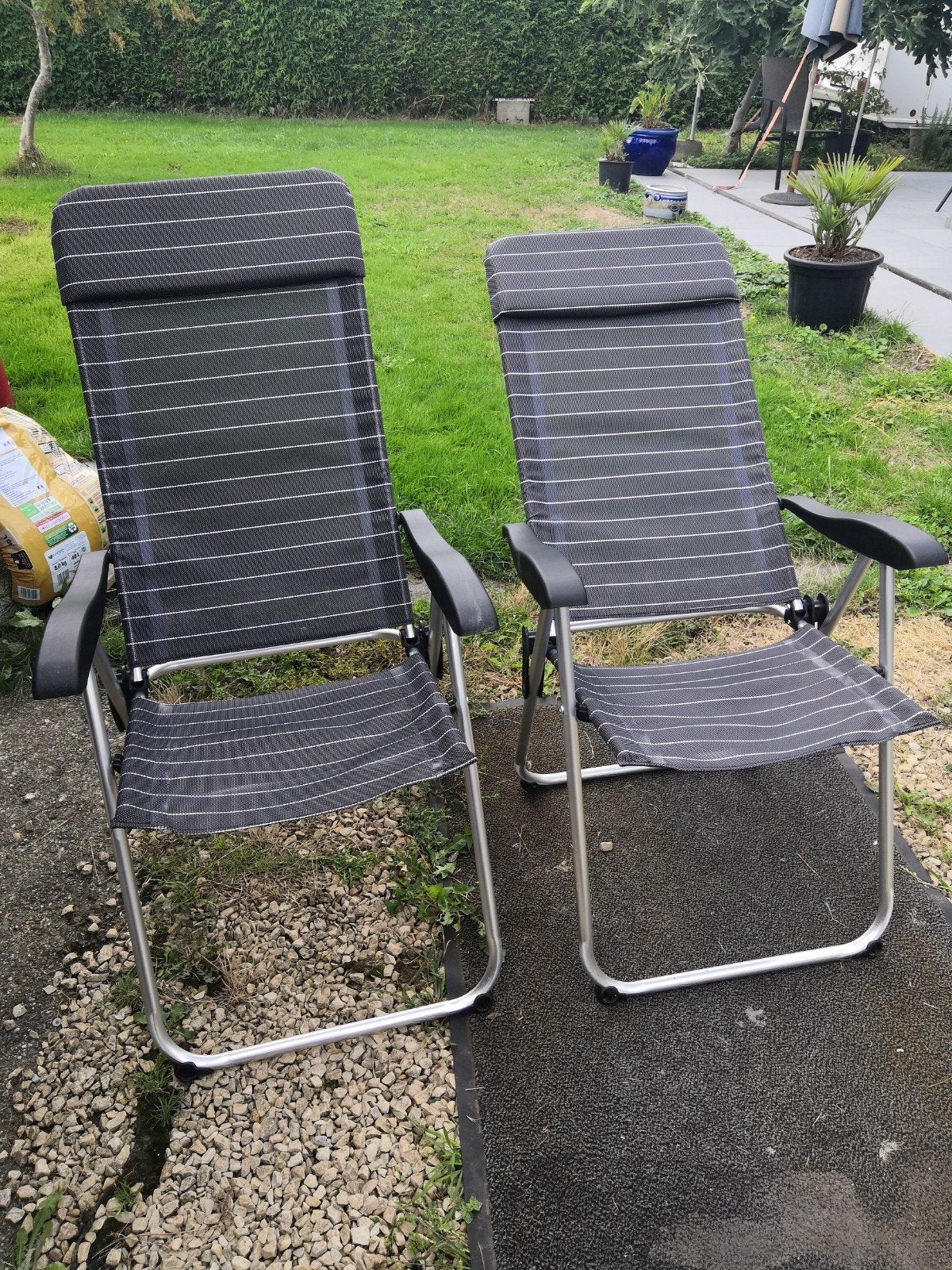 2 fauteuils pliable de camping, Caravanes & Camping, Enlèvement, Comme neuf, Chaise de camping