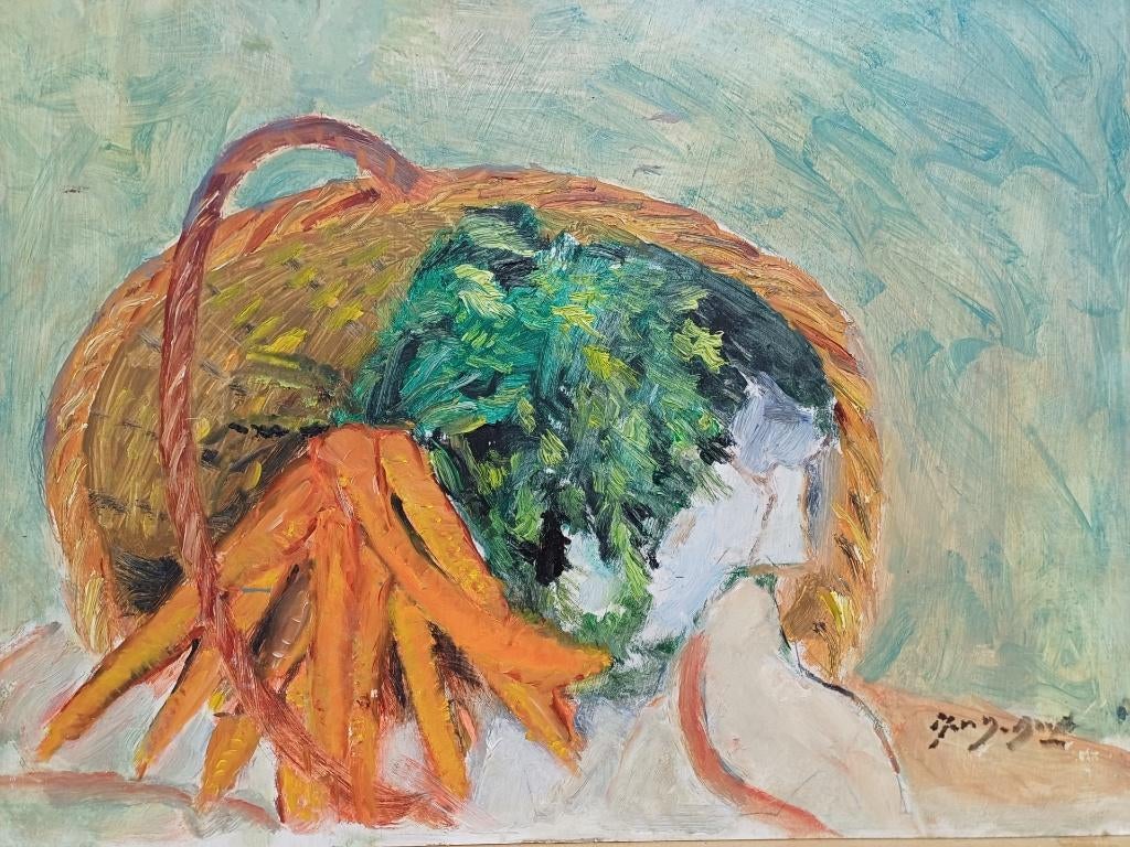 Schilderij M.VAN DEN BEMPT "Stilleven"   30x40, Antiek en Kunst, Ophalen of Verzenden