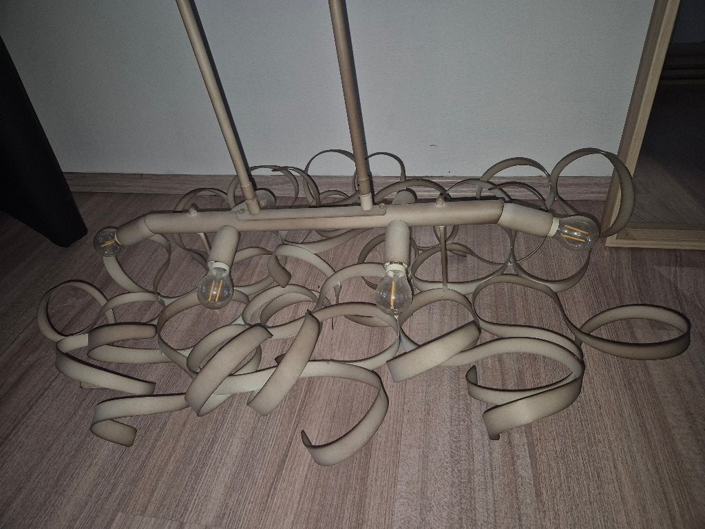 Prachtige kroonluchter, Ophalen, Gebruikt, Metaal, E14 (klein)